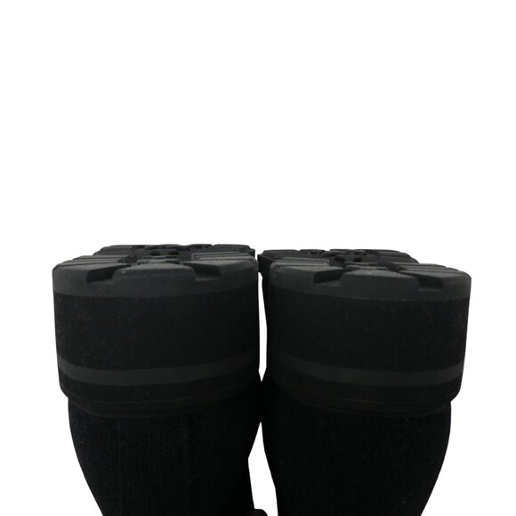 Rothys The Lug Black Knit Wool Blend Water Resistant Chelsea Boots Womens 12 - Picture 12 of 14